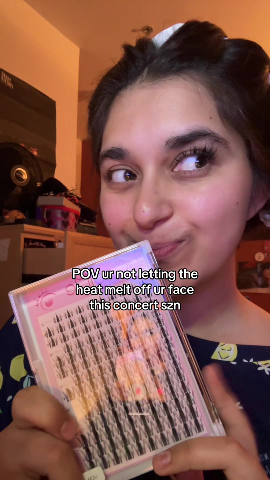 TikTok post by @02econds for Ucoolmelashes. Caption reads: These are A LIFE SAVER FR, WOOYOUNG WONT CATCH ME....