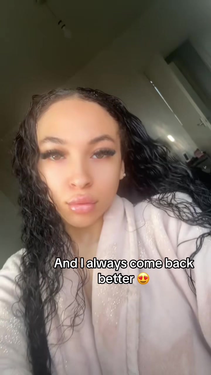 TikTok post by @itszee1.x for Free Soul. Caption reads: Skin is GLOWING @Free Soul @Peaches & Cream .