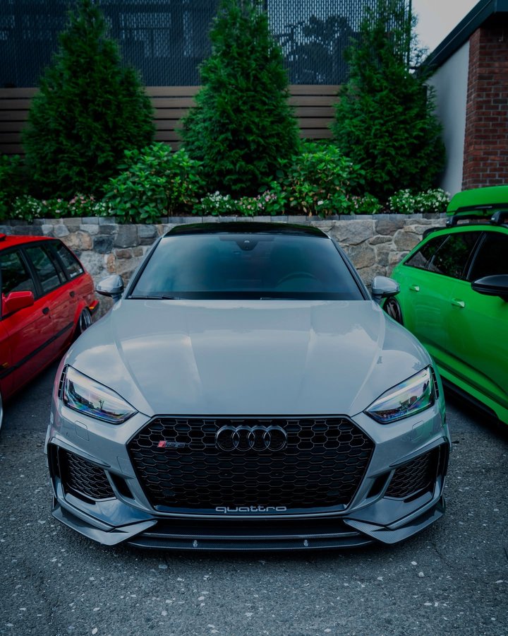 Instagram post by @audipixs for BlackVue. Caption reads: [...] TUNE: @034motorsport Camera system:....