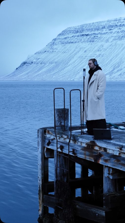 Instagram post by @fredrikferrier for Icelandic Glacial. Caption reads: There couldn’t be a better video to thank one of....