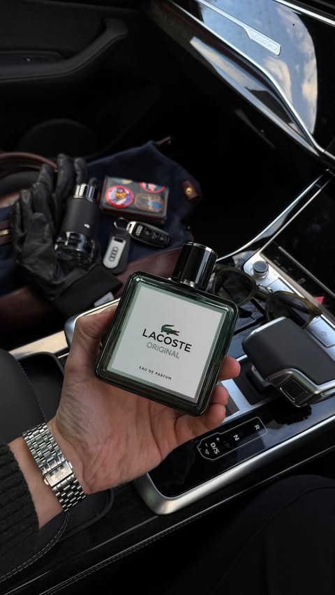 Instagram post by @carlcunard for Lacoste. Caption reads: [...] what one spray can do 🤯

Fragrance:....