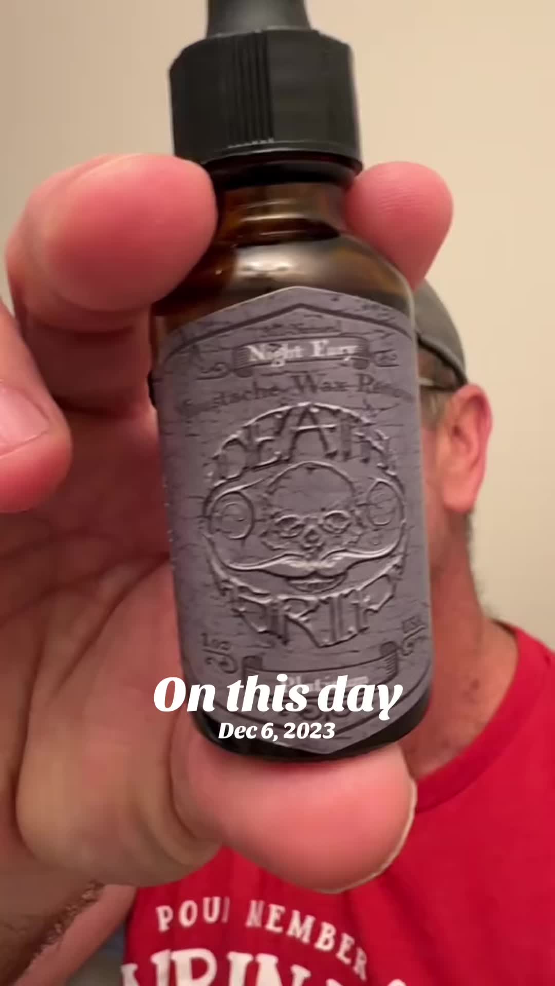 TikTok post by @bobandelliothismustache for Death Grip Wax. Caption reads: [...] sweater day last year at work.  All @Death....