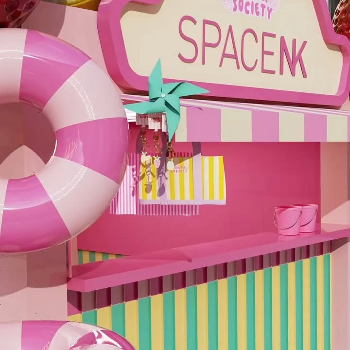 Instagram post by @tinkertailorart for Space NK. Caption reads: It’s your one stop shop for ALL your summer....