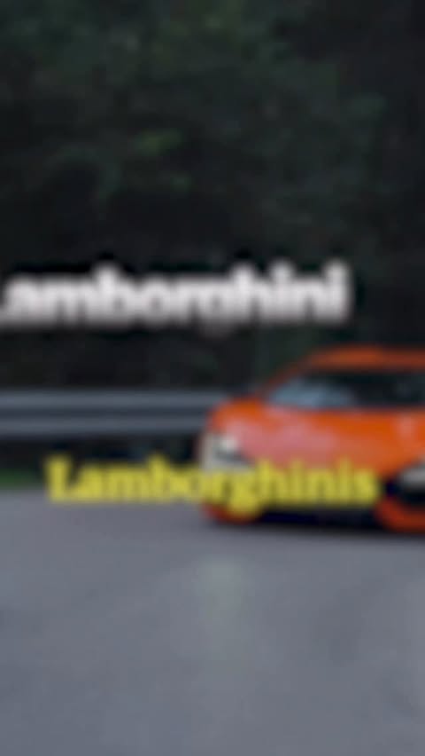 Instagram post by @alex.martini__ for Fanhome. Caption reads: [...] Lamborghini 👀 #cars #lamborghini #ad....