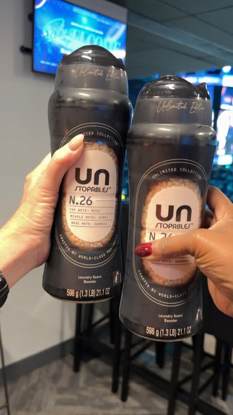 Instagram post by @tracie_and_cheryl for Downy. Caption reads: @downy @unstopables, The Official Laundry [...].