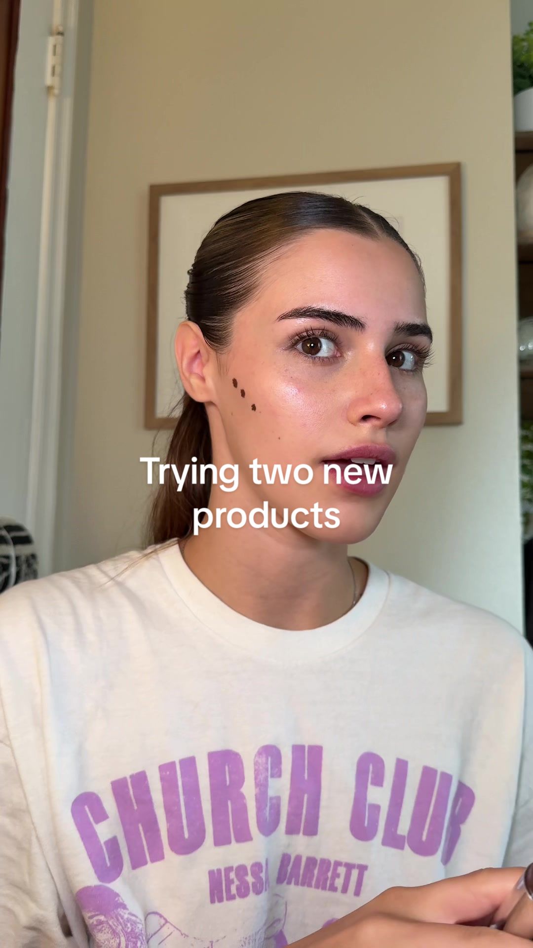TikTok post by @aubreyclaree_ for Sacheu. Caption reads: Absolutely in love with these products from....