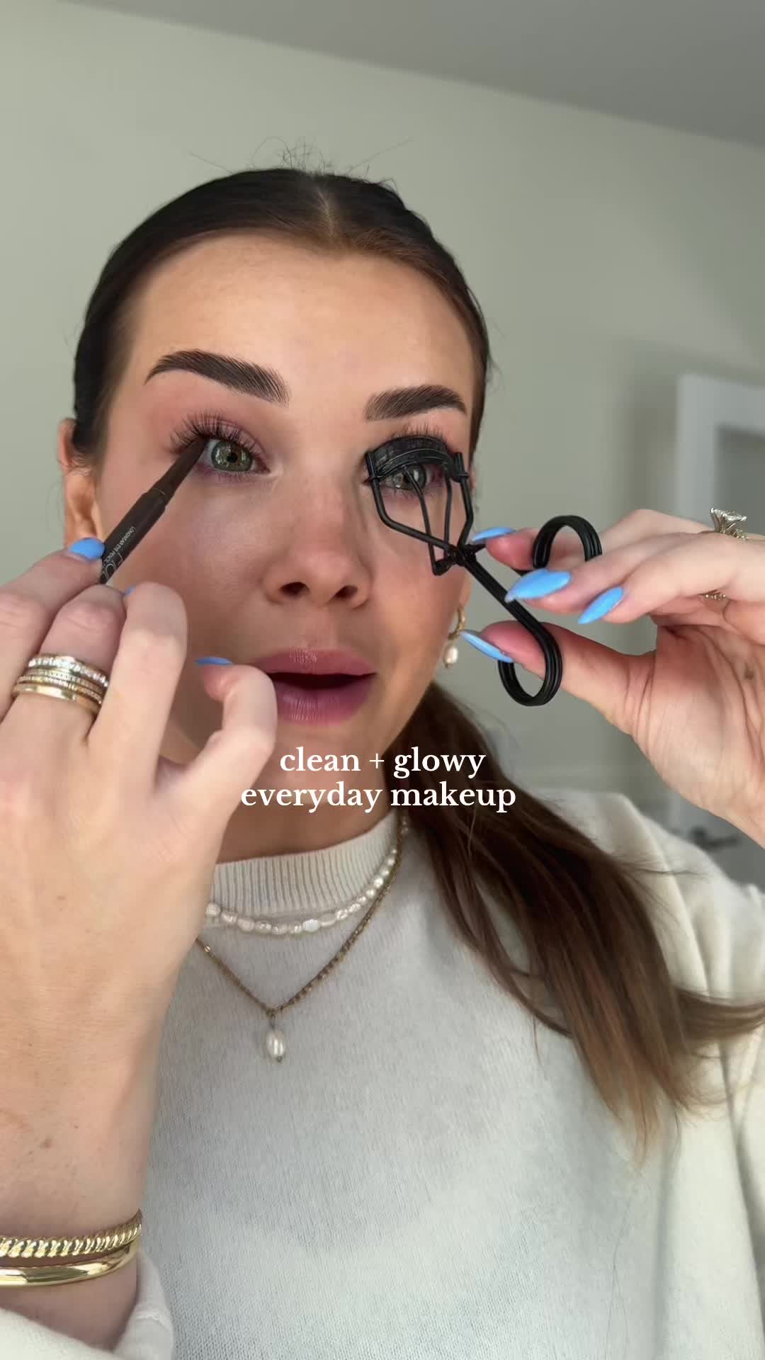 TikTok post by @jacquelynmengel for Colleen Rothschild. Caption reads: [...] makeup recipe, in shopmy !  @Colleen....