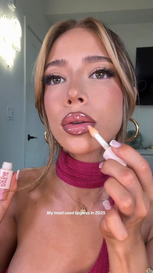 Instagram post by @dose_of_jos for Make Up For Ever. Caption reads: @makeupforever ‘Fairy Glimmer’ lipgloss LIVES in....