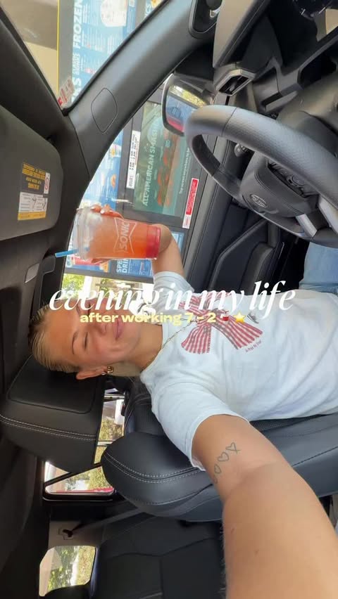 Instagram post by @miahowerton for SONIC Drive-In. Caption reads: [...] with the yummiest pick-me-up from....