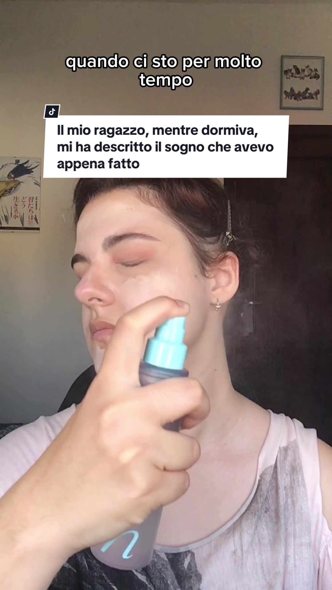 TikTok post by @invisibleocean for Astra Make-Up. Caption reads: Prodotti *gifted by @Stylevana @stylevana_family....