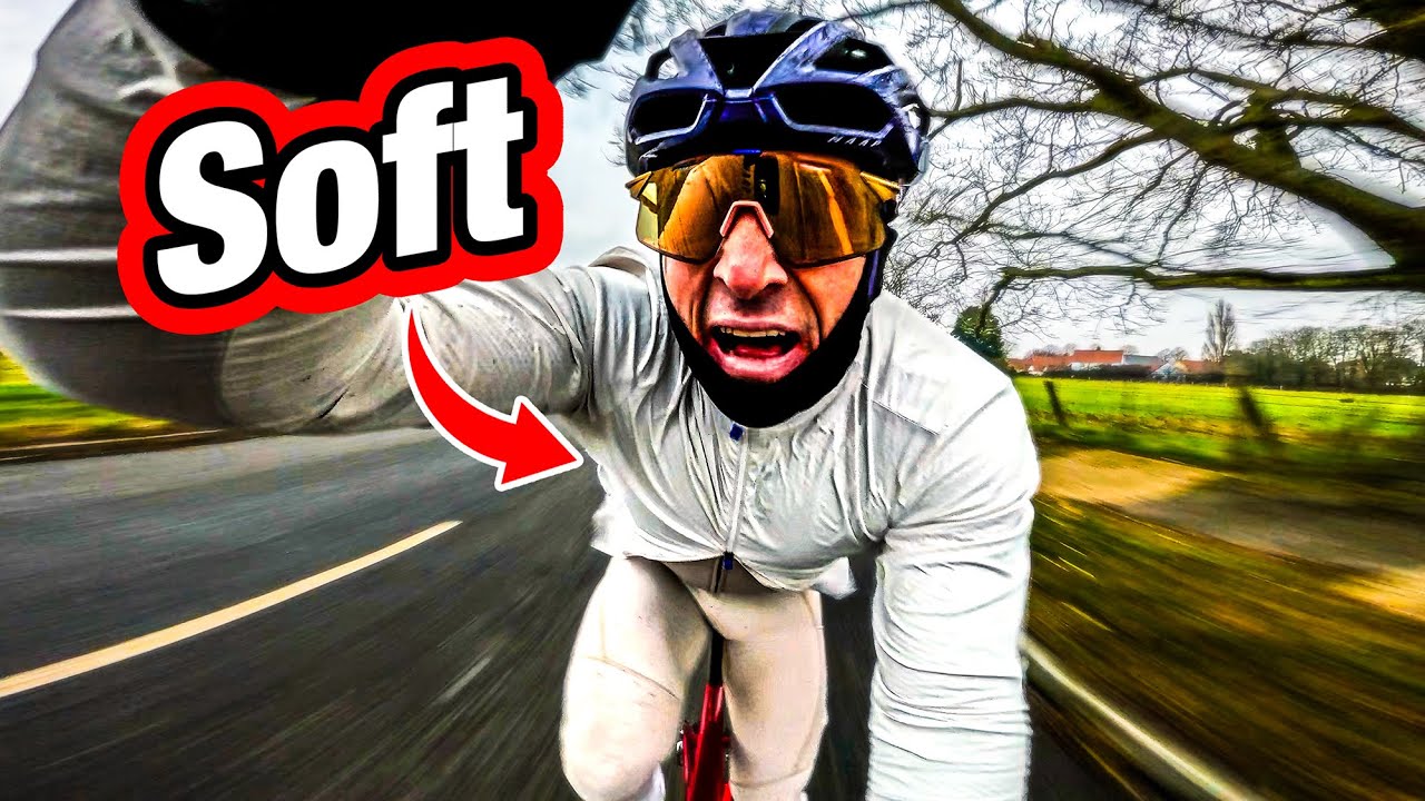 YouTube post by @TheCyclingTattooist for Styrkr. Caption reads: I KNOW WHERE I’D RATHER BE!.