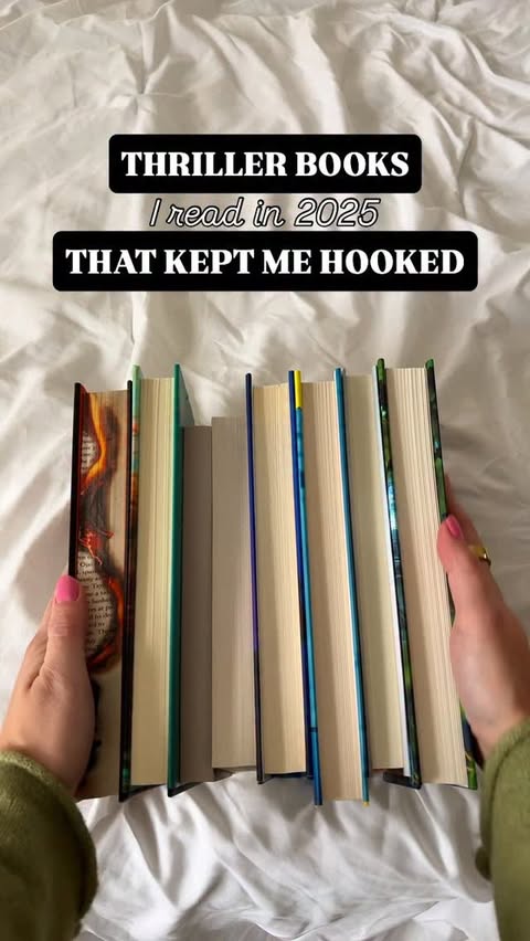 Instagram post by @moonlight_bookclub for Atria Books. Caption reads: in these thrillers, anything could happen....