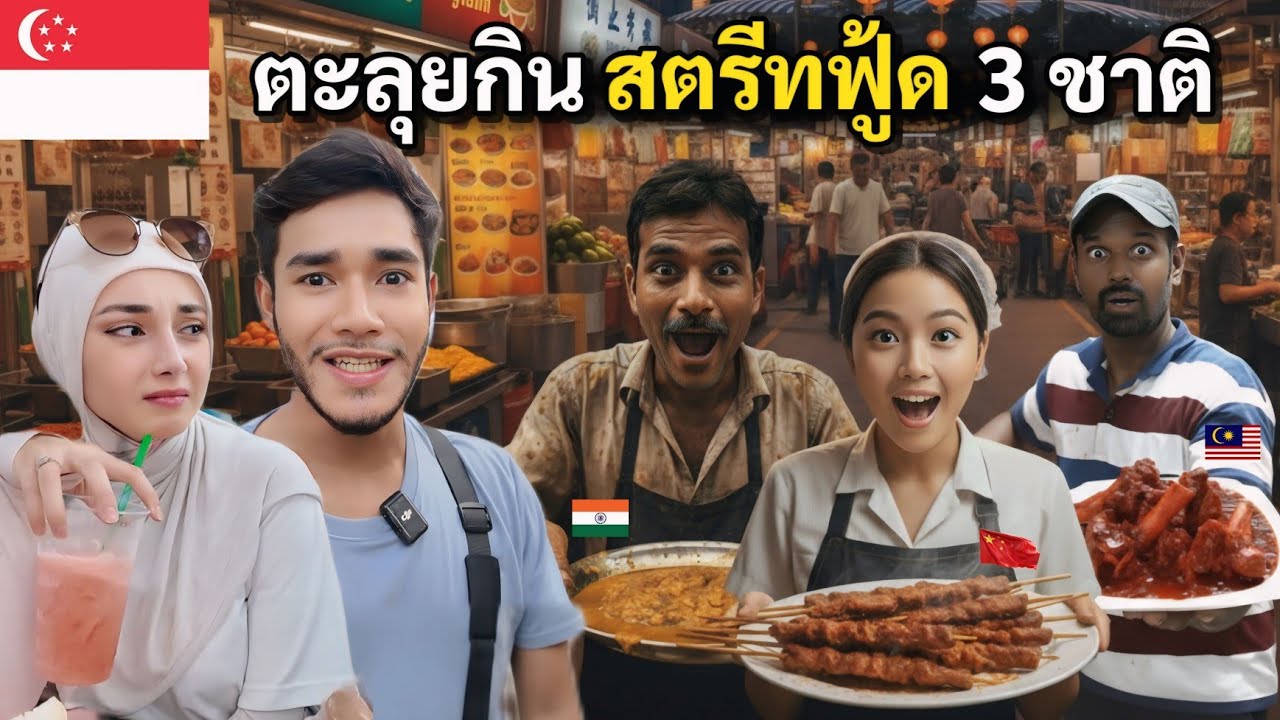 YouTube post by @FitandTravel for Trip.com. Caption reads: The most strange street food I ever tried in....