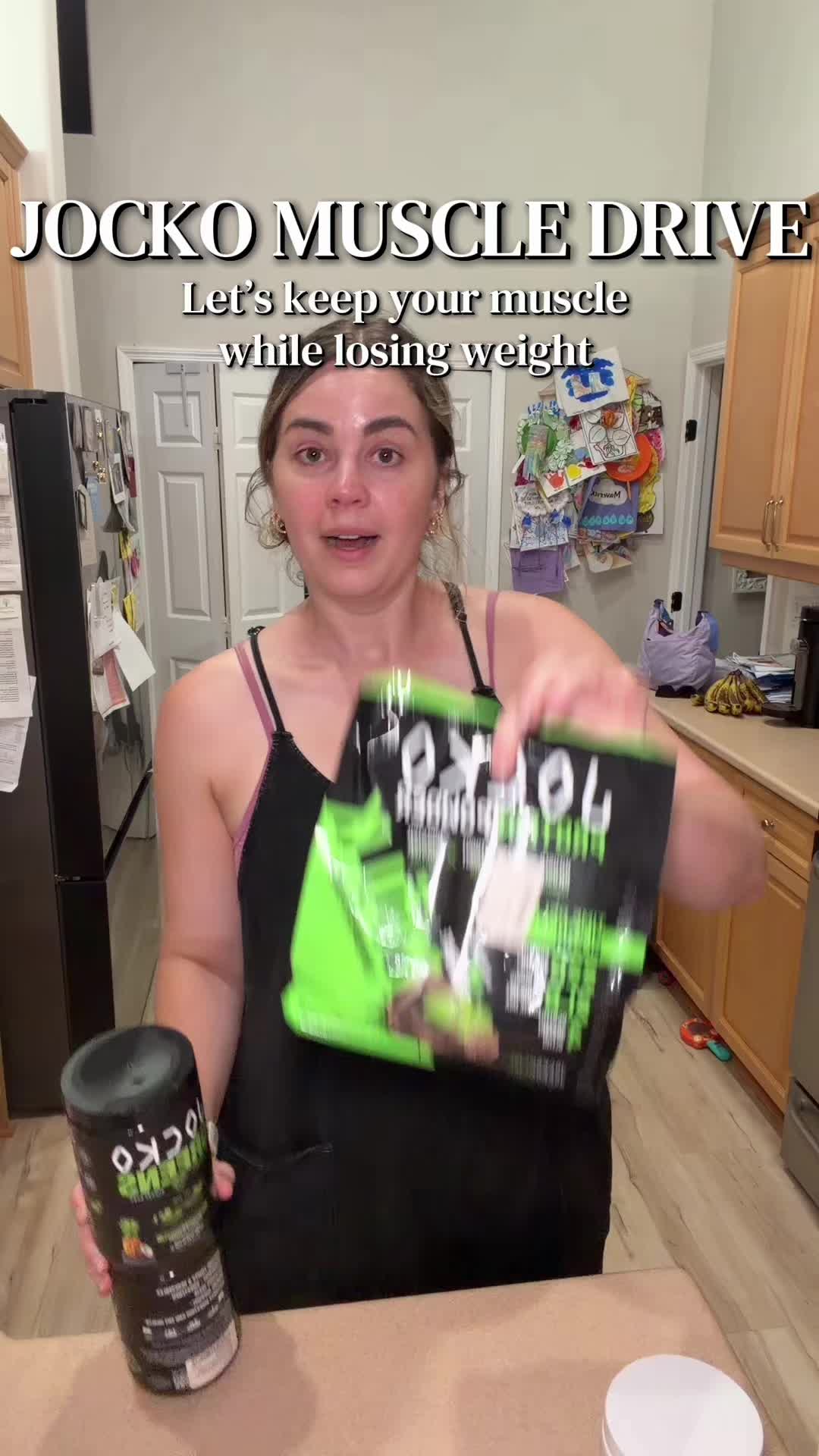 TikTok post by @ali.shook_ for JOCKO FUEL. Caption reads: My hubby and I are huge @JOCKO FUEL fans over....