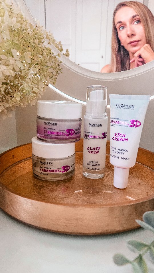 Instagram post by @mieta_z_groszkiem for FLOSLEK. Caption reads: Ostatnio dzieliłam się z Wami moimi pierwszymi....