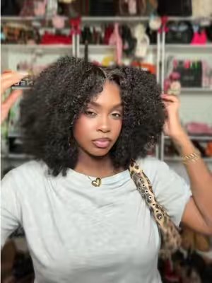 TikTok post by @brownskinmami1 for Menglle Hair. Caption reads: [...] THIS natural?! 😮‍💨😍 wig from @MENGLLE....