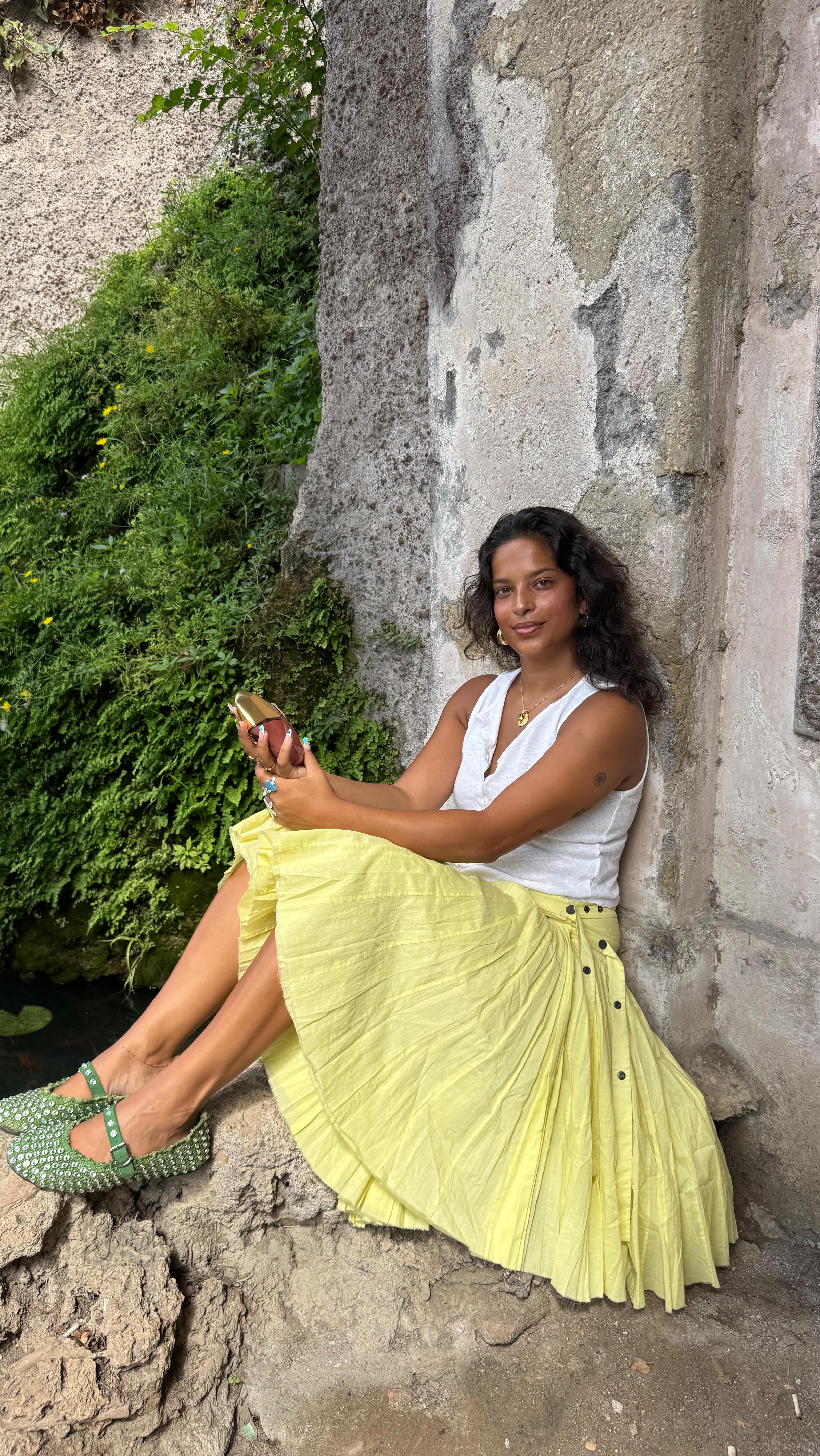 Instagram post by @ellapriya for Orebella. Caption reads: @orebella ETERNAL ROOTS in the Eternal City. [...].