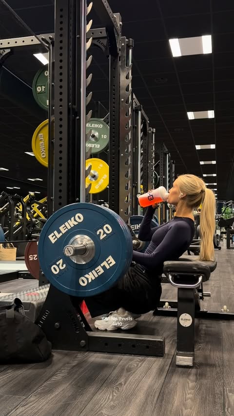 Instagram post by @filippafranssoon for C4 Energy. Caption reads: glutes and hams (4 exercises) #c4energy #c4partner....