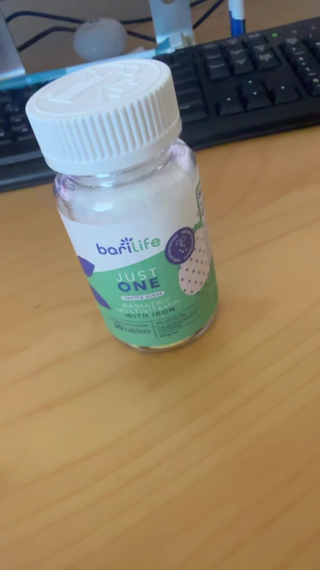 TikTok post by @mrsannett for Bari Life. Caption reads: [...] once a day with Iron. Game changer😜....