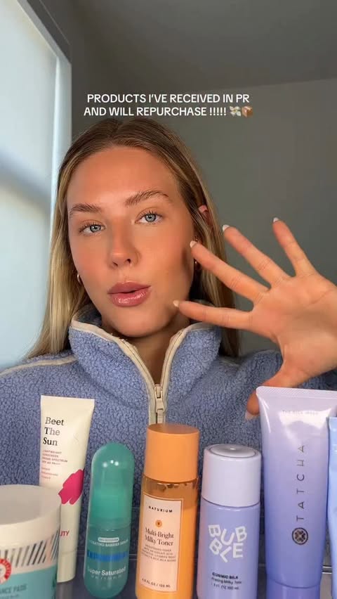 Instagram post by @skinwithhav for KraveBeauty. Caption reads: WILL INDEED REPURCHASE !!!! 💳 @naturium....