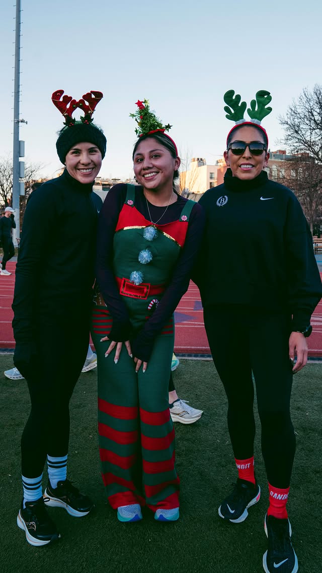 Instagram post by @jeslynnyc for Cheribundi. Caption reads: [...] #seeyouatseven #trackpractice #cheribundi....