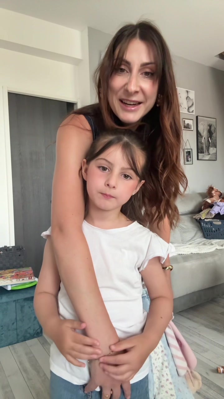 TikTok post by @agatheduchemin for ZARA. Caption reads: [...] go 🚒 Olivia : T shirt @Okaïdi Jupe jean....