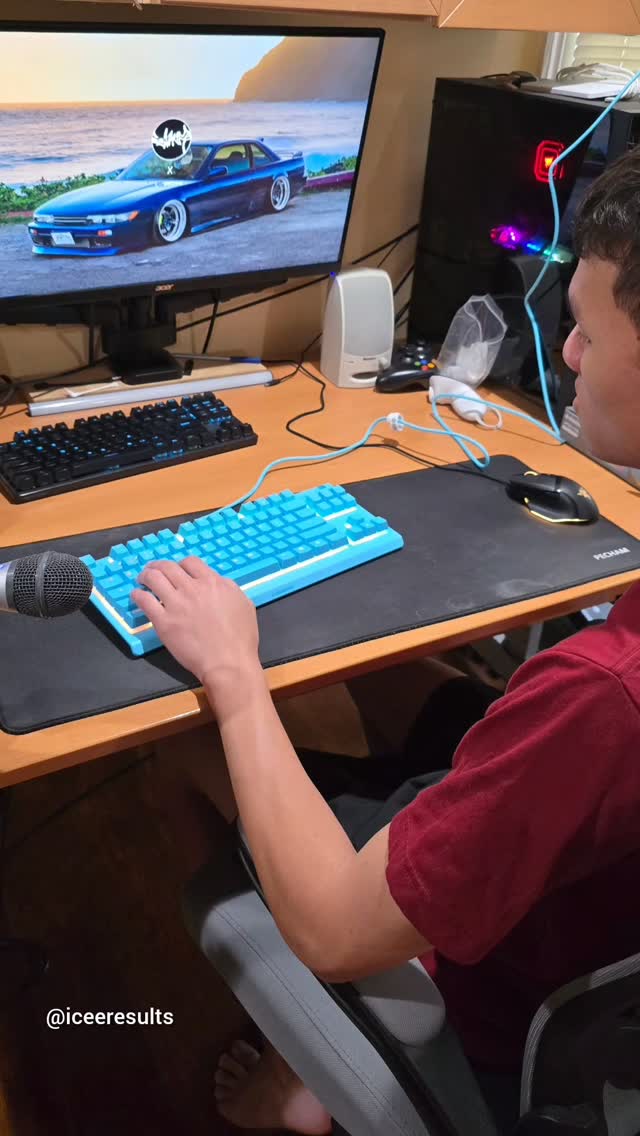 Instagram post by @iceeresults for SteelSeries. Caption reads: @influenster @SteelSeries #complimentary....