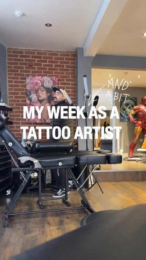 Instagram post by @jordancroketattoo for Eternal Ink. Caption reads: [...] Thanks to my sponsors @barber_dts....