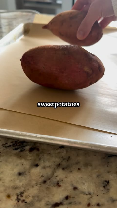 Instagram post by @the.balanced.nutritionist for NC Sweetpotatoes. Caption reads: [...] Smoothie Cubes in partnership with....