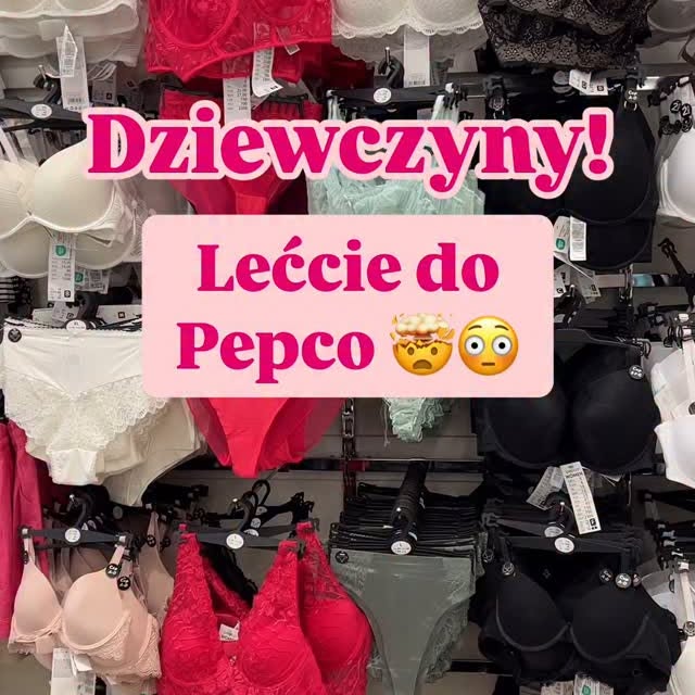 Instagram post by @deal.zycia for Pepco. Caption reads: @pepcopl zaskakuje 🤩 boski komplet z kwiatuszkami....