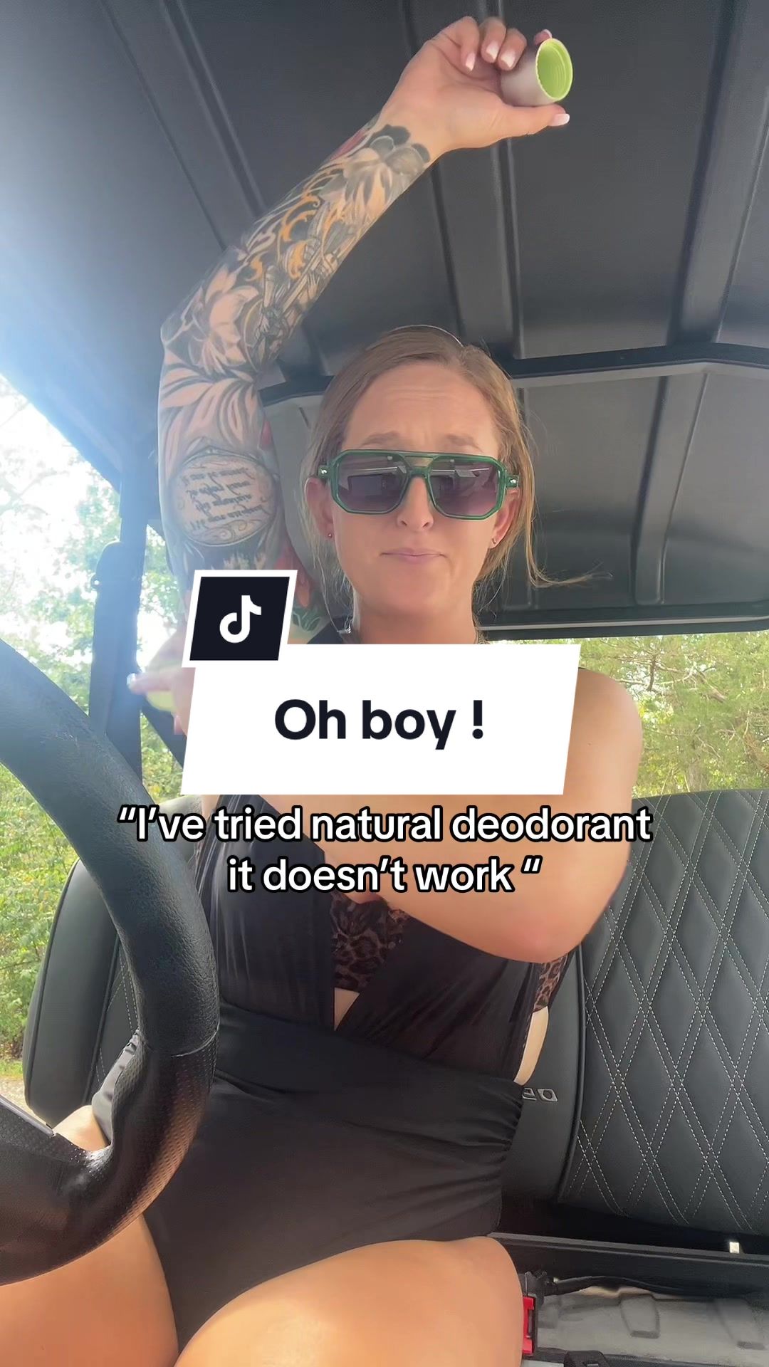 TikTok post by @authenticallythrive for Doc & Glo. Caption reads: [...] you need one with deoplex complex @Doc & Glo....