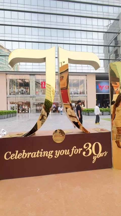 Instagram post by @yuvrajbhardwaj0520 for Tanishq. Caption reads: Celebrating 30 years @tanishqjewellery #reels....