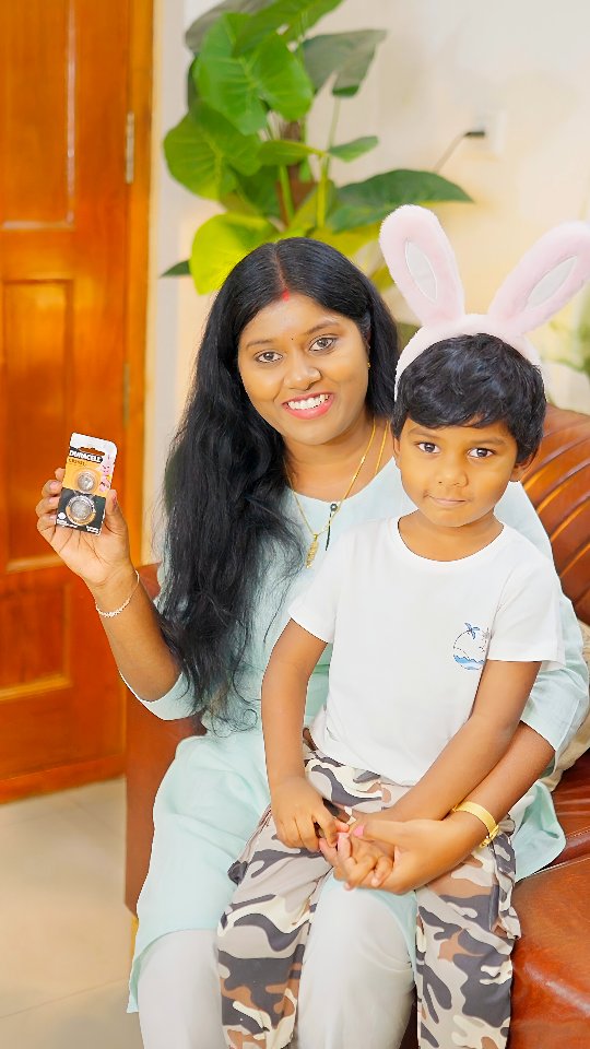 Instagram post by @hema.gayatri for Duracell. Caption reads: Morning checklist with little ones — wake up,....