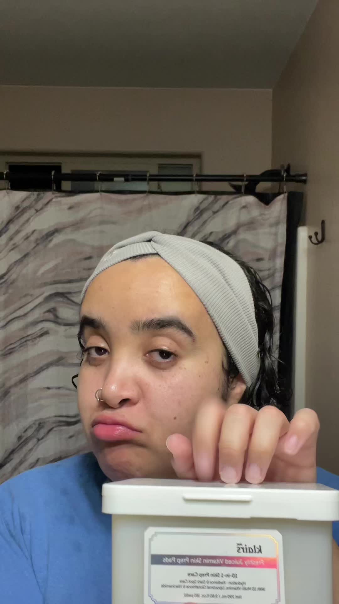 TikTok post by @kelsey.skincareee for Axis-y. Caption reads: [...] in their skincare routine 😯 @AXIS-Y @AXIS-Y....