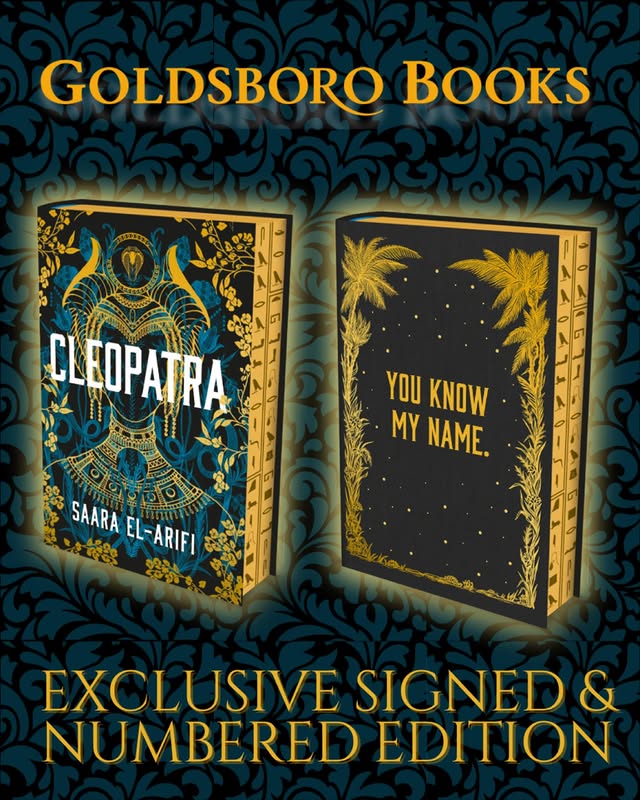 Instagram post by @saaraelarifi for HarperCollinsUK. Caption reads: We are thrilled to showcase our stunning exclusive....