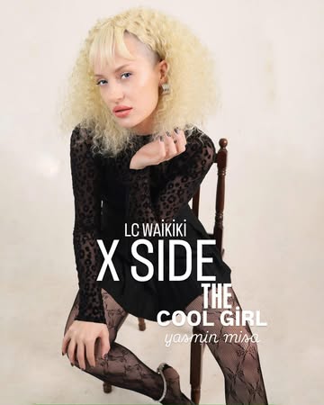 Instagram post by @yasmin_misaa for LC Waikiki. Caption reads: The Cool Girl Yasmin Misa 
X SİDE LC WAIKIKI....