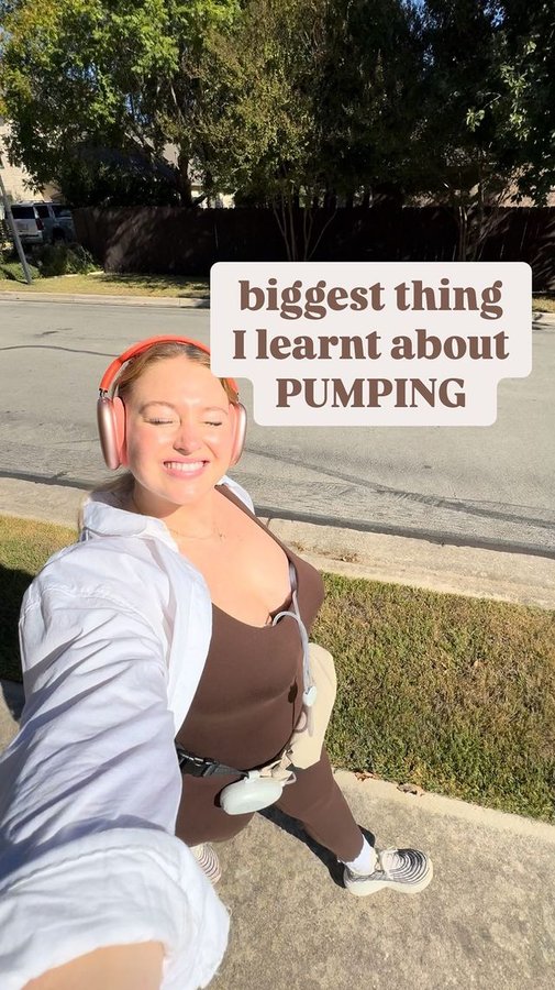 Instagram post by @iskra for Elvie. Caption reads: [...] around, I’ve been using the brand new Elvie....