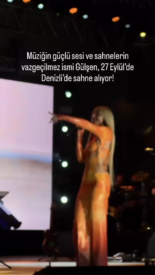 Instagram post by @denizli for Bubilet. Caption reads: 💚 Gülşen konser biletleri @bubilet profilindeki....