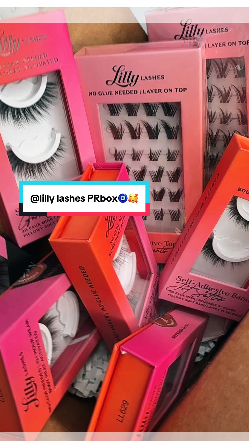 Instagram post by @get_glam_with_sadaf for Lilly Lashes. Caption reads: Ty so much Queen @lillylashes absolutely love....