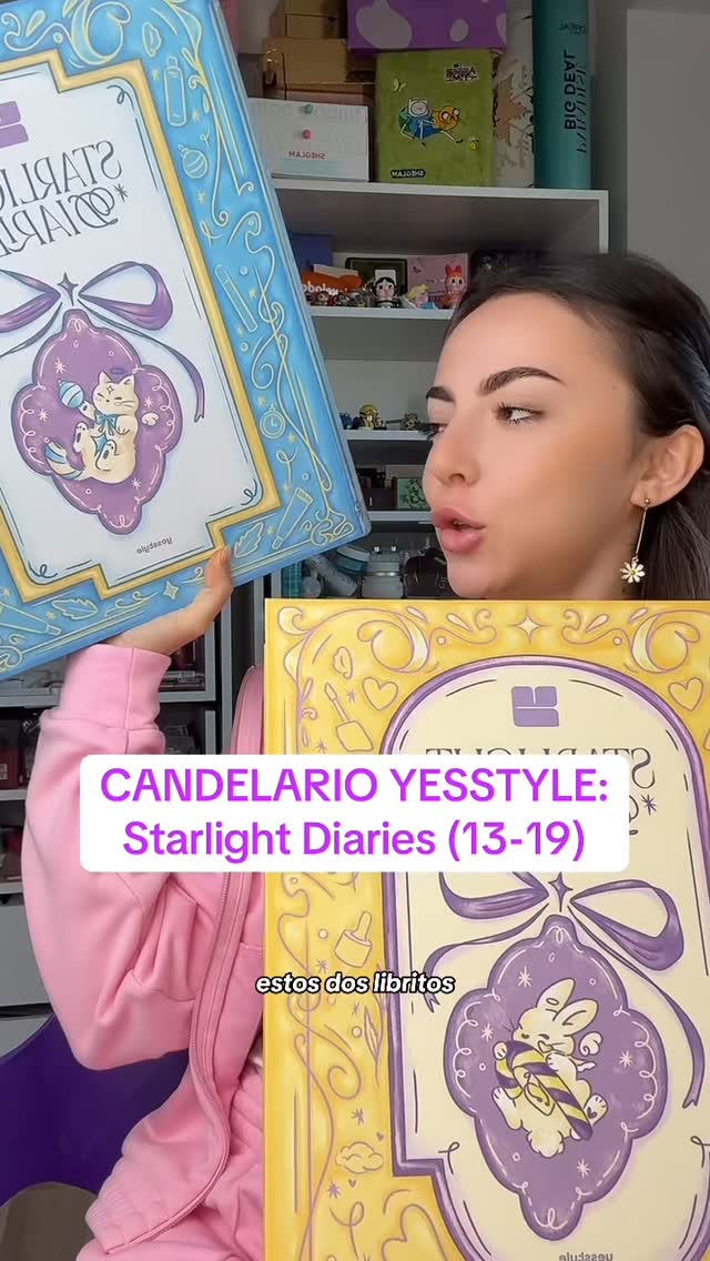 Instagram post by @cande.copello for YesStyle. Caption reads: [...] del #CalendarioDeAdviento de @YesStyle 🐰🩷....