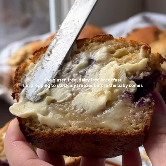 Instagram post by @kaylacappiello for Forager Project. Caption reads: 1 bowl and 40 minutes to stock the freezer with 6....