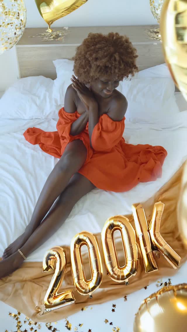 Instagram post by @nubia.the.creator for House of CB. Caption reads: Woke up this morning to 200,000 of you here with....