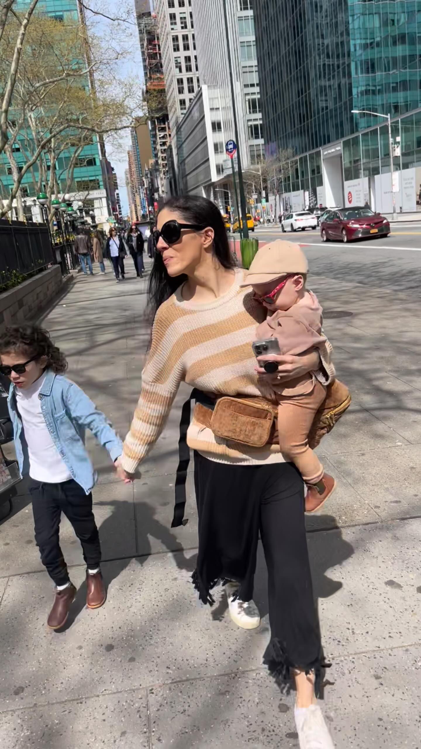 Instagram post by @happycosleeper for Tushbaby. Caption reads: One year of parenting with a @tushbaby 🙌 We were....