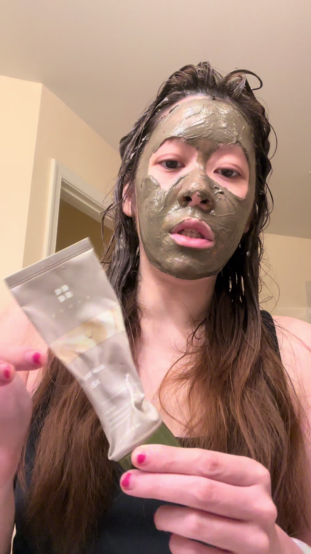 TikTok post by @mykelseydiary for PicketPlay Shop. Caption reads: [...] #kbeauty #koreanskincare #facemask....