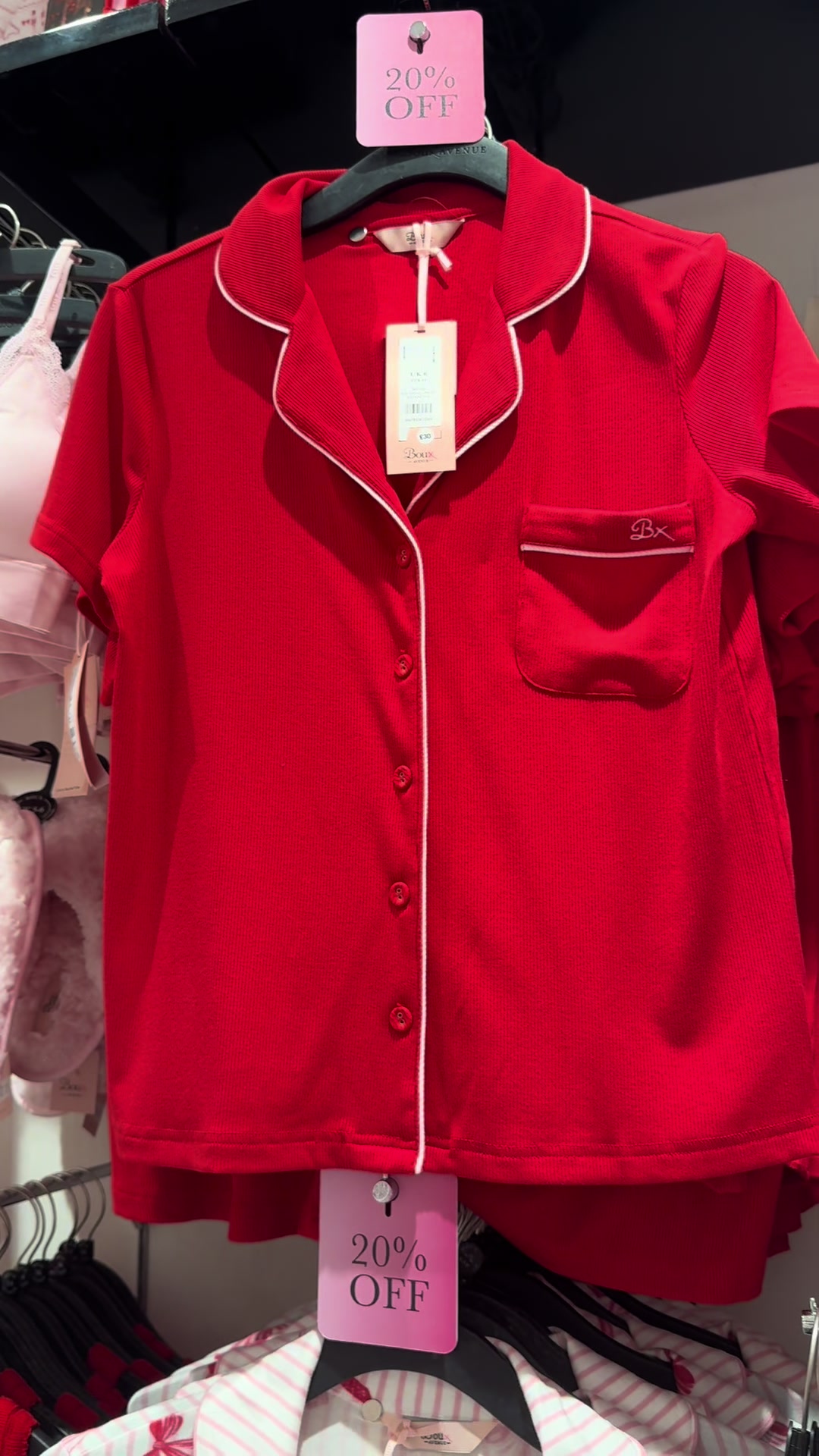 TikTok post by @amelierose_ for Boux Avenue. Caption reads: Obsessed is the word @Boux Avenue @White Rose....