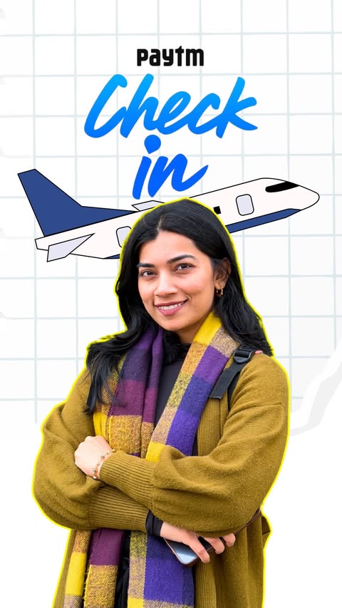 Instagram post by @stutiimishraa for Paytm. Caption reads: [...] Free Cancellation @ ₹99 - only on Paytm....