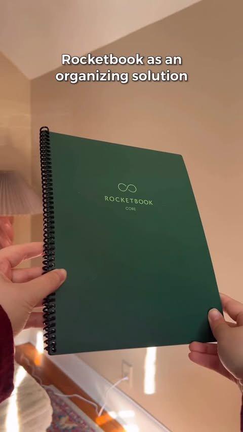 Instagram post by @newlifestyleabb for Rocketbook. Caption reads: [...] holiday gift shopping using the....