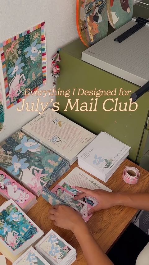 Instagram post by @bykatiemai for Adobe Express. Caption reads: [...] mailbox, and I always come back to....