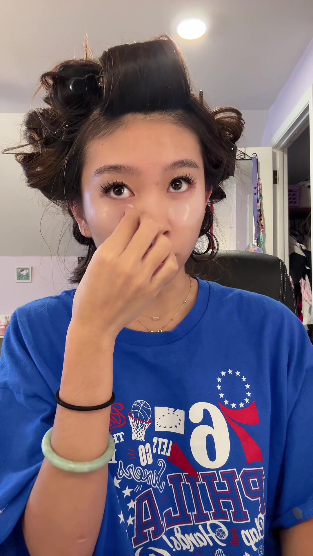 TikTok post by @tiltedtiramisu for Peter Thomas Roth. Caption reads: @Peter Thomas Roth Labs eye patches make me feel....