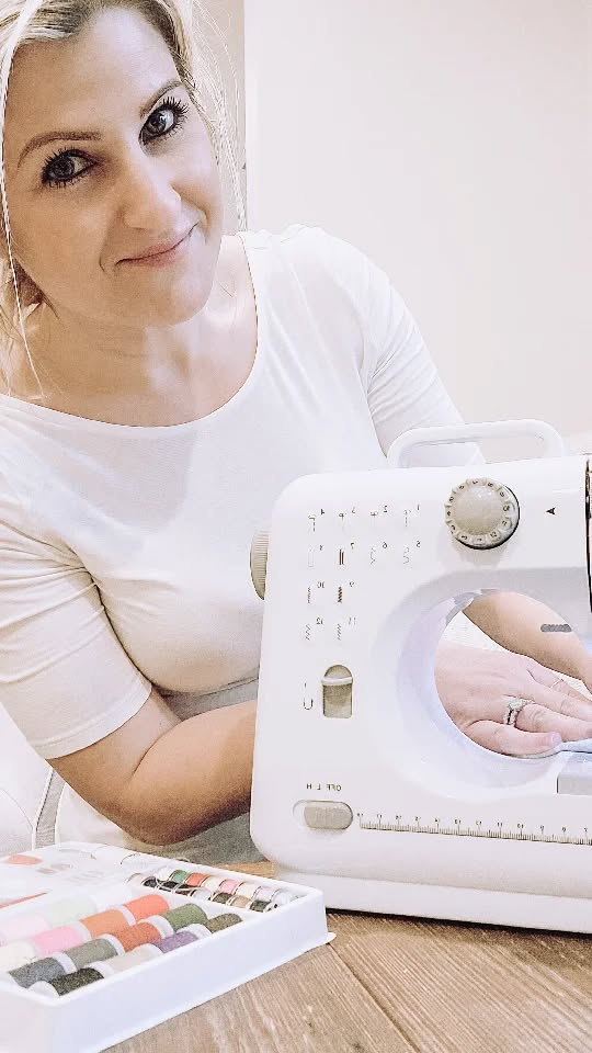 Instagram post by @elisabete_wagner for Best Choice Products. Caption reads: Watching my Mom sew growing up was ways so....
